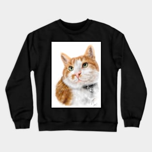 Cross Eyed Kittie Cat Crewneck Sweatshirt